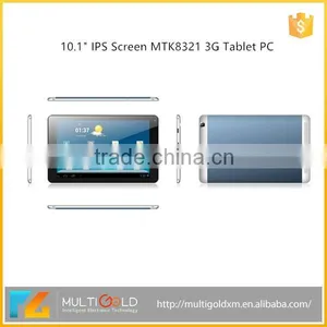 10.1 Inch Quad Core 3G Dual Sim Card Slot Tablet, 10.1" MTK8321 Quad Core 3G GPS Wifi GSM Android Tablet thumbnail-1