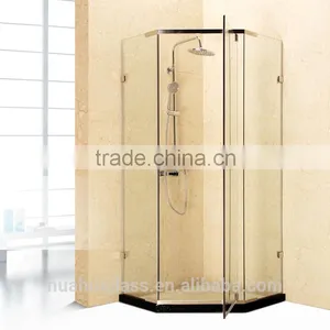 Custom With Frame Sliding Tempered Glass Shower Rooms thumbnail-6