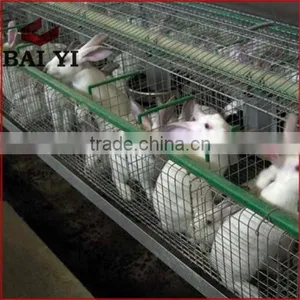 China Hot Sale Cheap Large High Quality Wire Mesh Commerial Rabbit Cage thumbnail-1