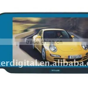 Bluetooth Rearview Mirror Handsfree Car Kit thumbnail-1