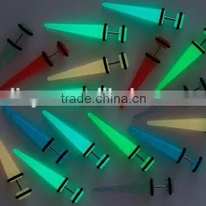Fake UV Acrylic Ear Taper With O-rings thumbnail-4