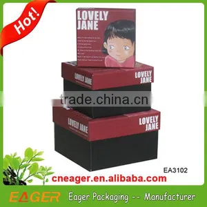 Luxury Nesting Cardboard Gift Boxes Packaging thumbnail-1