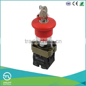 UTL Chinese Goods Wholesale Waterproof Momentary Key Emergency Push Button Switch thumbnail-4