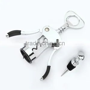 Hot Sale Personalized Antique Electric Mirror Wine Opener Set With Stopper thumbnail-1