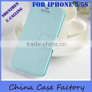 Royal Quality Leather Wallet Case For IPhone 5 5S,Small Order Accept! thumbnail-5