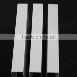 ISO Certificated U Aluminum Commercial Metal Frame Suspended Baffle Ceiling thumbnail-5