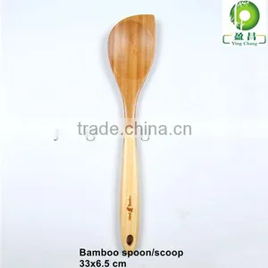 Wooden 2-Tone Bamboo Kitchen Spoon thumbnail-1