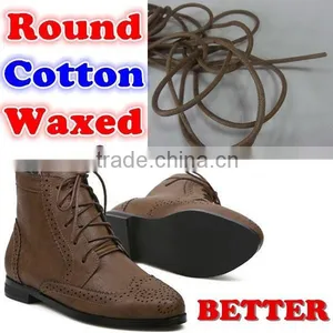 Dongguan Manufacturer Waxed Cotton Shoelaces thumbnail-3