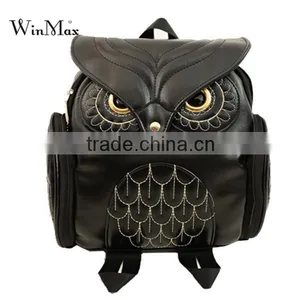Owl Shape pu Leather School Backpack High Class Girls Travel School Bags Supplier's Choice thumbnail-2