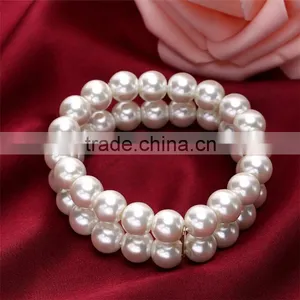2016 New Design Bracelets Wholesale Latest Fashion Cheap Pearl Bracelet thumbnail-2