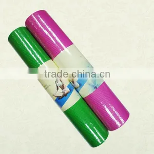 Promotional PU Leather Top Nature Rubber Fitness Yoga Mat thumbnail-5