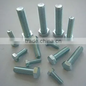 DIN933 All Threading Bolt Zinc Plated thumbnail-1
