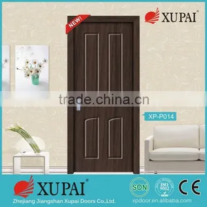 Black Walnut Veneer Laminated Interior Door / Red Walnut Filmed Interior Door /HDF Panel House Door thumbnail-1