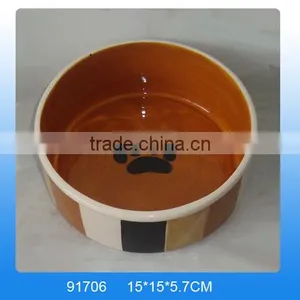 Custom Ceramic Bowls for Dogs With Customized Logo Painting Supplier's Choice thumbnail-3