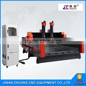 Heavy Duty Stone CNC Router Engraving Carving Cutting Machine 1500*3000mm With High Z Axis 500mm PCI NCStudio Control ZK-1530 thumbnail-1