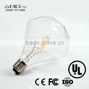 Diamond Decorative Led Filament 3W 4W 5W E27 E26dimmable Vintage Led Bulb thumbnail-3