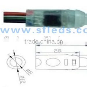 Led Pixel 12mm WS2811 Rgb Led Pixel Lights IP68 Waterproof DC5V 12V Full Color String Christmas LED Light Pixel Led thumbnail-4