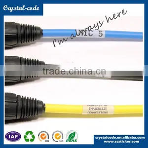 Adhesive Sticker Accept Custom Paper Pvc Nylon Cable Label Quality Choice thumbnail-1