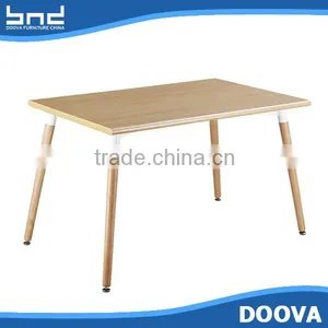 Fashion Wood Table With Wood Legs Cheap Dining Table thumbnail-1