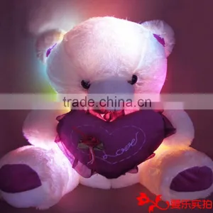 Plush LED Teddy Bear Soft Love Bear Valentine's Gift LED Bear thumbnail-1