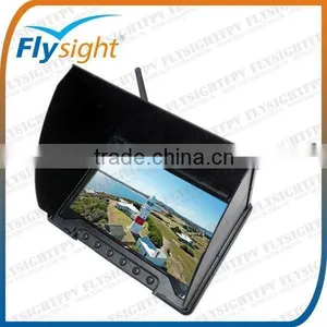 C883 Flysight 7" FPV LCD Monitor Black Pearl RC801 No Blue Screen for Aerial Photography Application thumbnail-1