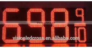 Outdoor High Brightness LED Gas Station Price Sign thumbnail-3