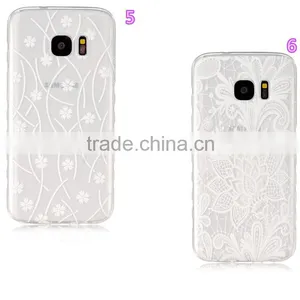 Painted Colored TPU Cover for Samsung Galaxy S7 Edge S7 Flowers Colorful Soft Tpu Case thumbnail-5