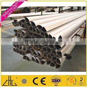 Wow!! Powder Coated Aluminium Pipe Tube , Aluminium Hollow Section for Tent Pole, Awning, Ceiling T Bone / Aluminum Pipe Factory thumbnail-5