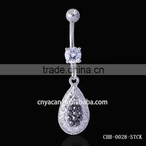 Popular Lovely Drop Shaped Navel Piercing Picture thumbnail-1