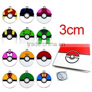 Pokeball Keychain Pokemon Keychain thumbnail-1