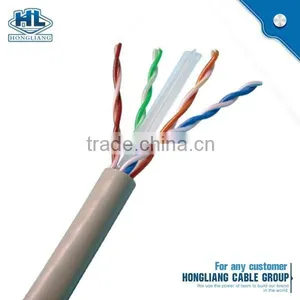 Fluke Test Passed 300m 4 Pair Cat6 Utp 24 Awg Flat Network Cable With Fire Resistant thumbnail-1