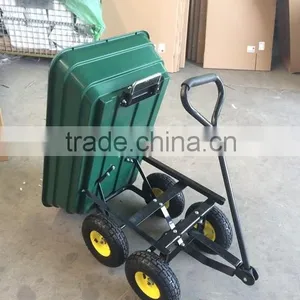 Four Wheel Outdoor Heavy Duty Camping Dump Cart Trolley thumbnail-2