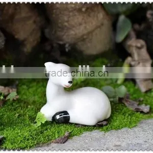Porcelain White Sheep Small Figurine Ornaments thumbnail-2