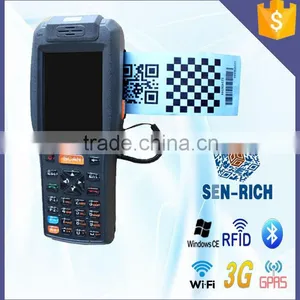 WinCE6.0 Handheld Data Barcode Scanner PDA With NFC Reader / Thermal Printer / WIFI / 3G thumbnail-1