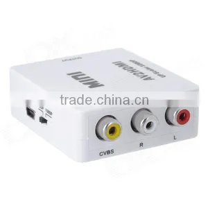 RCA AV2HDMI Converter Adapter Mini Composite CVBS 2HDMI AV2HDMI Converter in Retail Package 1080P thumbnail-6