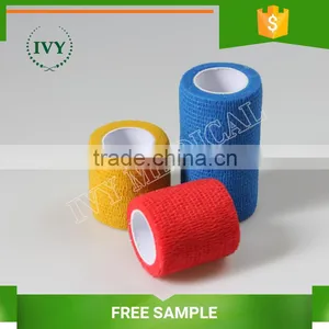 High Quality Colorful Non-woven Cohesive Bandage thumbnail-5