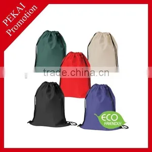 2015 Hot Selling Wholesale Promotional Cheap Drawstring Cotton Bag thumbnail-4