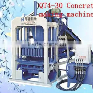 Semi-automatic Concrete Block Forming Machine QT4-30 thumbnail-1