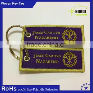 Customized Christmas Gift Embroidered Keychain for Multiple Keys thumbnail-1