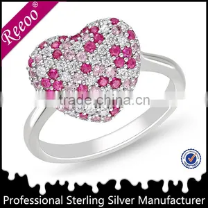 Multi Gemstone 925 Sterling Silver Rings Silver Ring Designs for Girls thumbnail-1