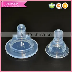Best Selling Baby Safety Products Wide Neck Breastlike Liquid Baby Teat / Nipple thumbnail-1