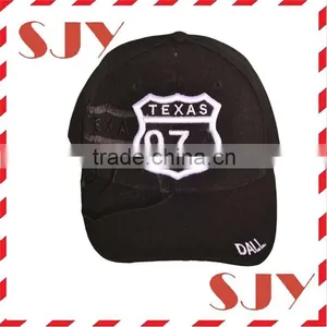 Wholesale 6 Panel Cotton Twill Baseball Custom Embroidery Cap thumbnail-1