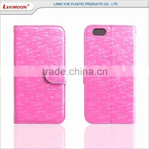 Glitter pu Leather Diamond Pattern Luxury Leather Flip Cover Wallet Case for Coolpad Note 3 Modena E501 thumbnail-2