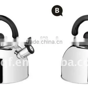 Stainless Steel Whistling Kettle With Mushroom Knob thumbnail-3