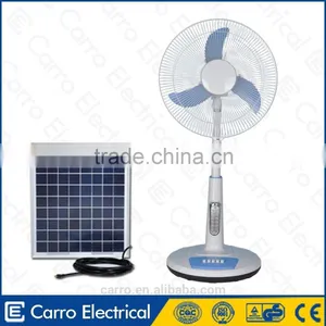 Carro Electrical 16inch 12v 15w Fashion Portable Solar Fan DC-12V16TD2 thumbnail-1