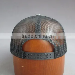 Custom 5 Panel Trucker Cap With Woven Badge thumbnail-4