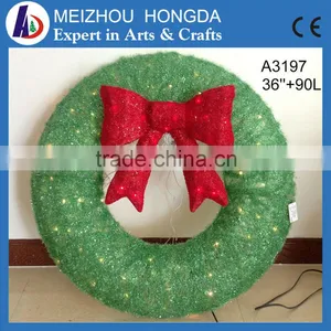Christmas Item Party Decoration Christmas Garland Wreath thumbnail-1