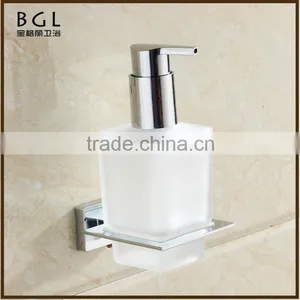 20738A Square Design Wall-mounted Zinc Alloy Soap Dispenser Bathroom Accessories thumbnail-3