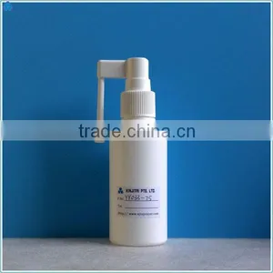 75ml 2.5oz HDPE Rotatable Rod Nozzle Throat Spray Bottle With Bullet Shape thumbnail-1