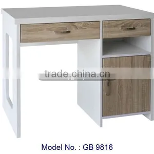 Elegant Computer Writing Desk Laptop Table Furniture With Drawer For Home And Office thumbnail-1